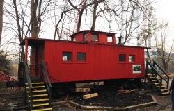 Historical Society Caboose Move, Hershey, PA